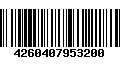 Código de Barras 4260407953200