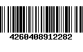 Código de Barras 4260408912282