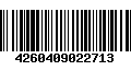 Código de Barras 4260409022713