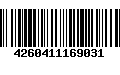 Código de Barras 4260411169031