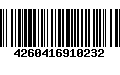 Código de Barras 4260416910232