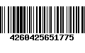 Código de Barras 4260425651775