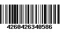 Código de Barras 4260426340586