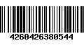 Código de Barras 4260426380544