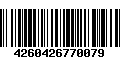 Código de Barras 4260426770079