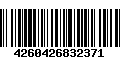 Código de Barras 4260426832371