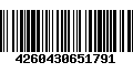 Código de Barras 4260430651791