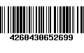 Código de Barras 4260430652699