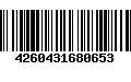 Código de Barras 4260431680653