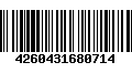 Código de Barras 4260431680714