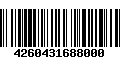 Código de Barras 4260431688000