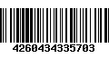 Código de Barras 4260434335703