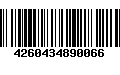 Código de Barras 4260434890066