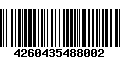 Código de Barras 4260435488002