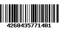 Código de Barras 4260435771401