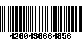 Código de Barras 4260436664856