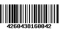 Código de Barras 4260438160042