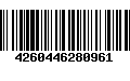 Código de Barras 4260446280961