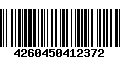 Código de Barras 4260450412372