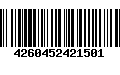 Código de Barras 4260452421501