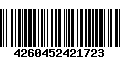 Código de Barras 4260452421723