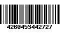 Código de Barras 4260453442727