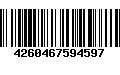 Código de Barras 4260467594597