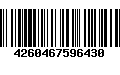 Código de Barras 4260467596430