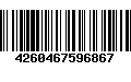 Código de Barras 4260467596867