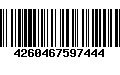 Código de Barras 4260467597444