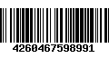 Código de Barras 4260467598991