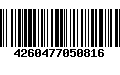 Código de Barras 4260477050816