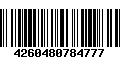 Código de Barras 4260480784777