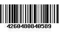 Código de Barras 4260480840589