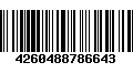 Código de Barras 4260488786643