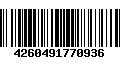 Código de Barras 4260491770936