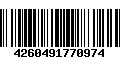 Código de Barras 4260491770974