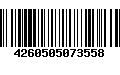 Código de Barras 4260505073558