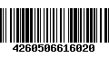 Código de Barras 4260506616020