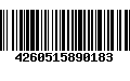 Código de Barras 4260515890183