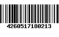 Código de Barras 4260517180213