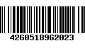 Código de Barras 4260518962023