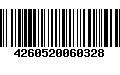 Código de Barras 4260520060328