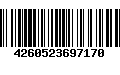 Código de Barras 4260523697170