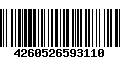 Código de Barras 4260526593110