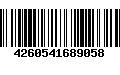 Código de Barras 4260541689058