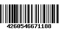 Código de Barras 4260546671188