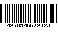 Código de Barras 4260546672123