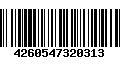 Código de Barras 4260547320313