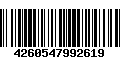 Código de Barras 4260547992619